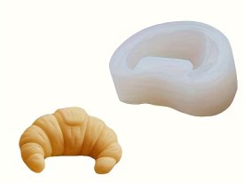 Molde silicona medialuna de manteca 